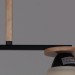 Потолочная люстра Reluce 11630-0.3-03 BK+WOOD