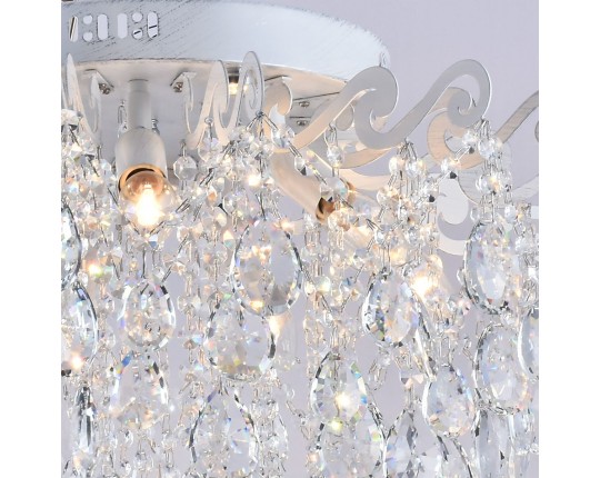 Потолочная люстра Reluce 04033-0.3-07 WH+SILVER PN