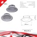 Встраиваемый светильник Reluce Technical 16090-9.0-001RLD MR16 CL