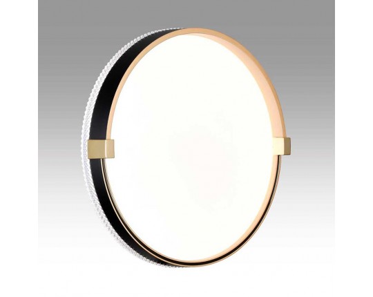 Настенно-потолочный светодиодный светильник Sonex Pale Olidi Black 7647/CL