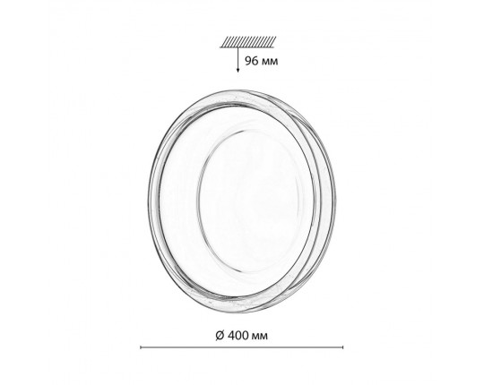Настенно-потолочный светильник Sonex PORTMAN 7778/DLN