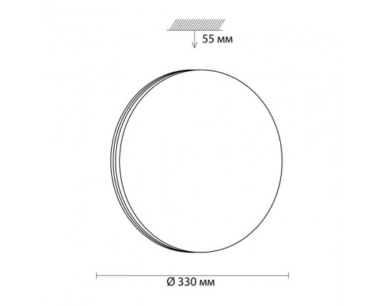 Настенно-потолочный светильник Sonex Mini Smalli 3015/CL