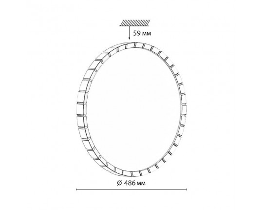 Настенно-потолочный светодиодный светильник Sonex Pale Atabi Gold 7648/EL