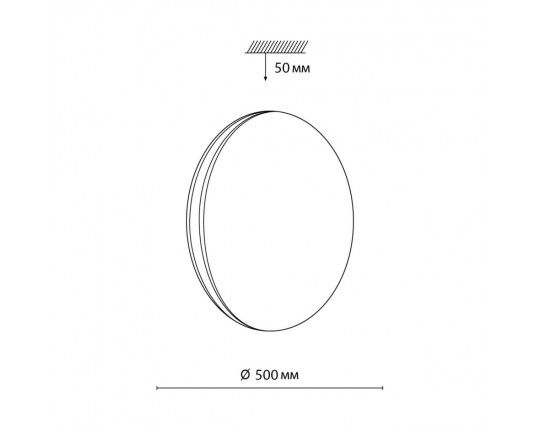 Настенно-потолочный светильник Sonex PALE 7625/ELN