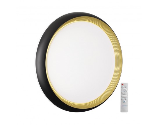 Настенно-потолочный светодиодный светильник Sonex Pale Tofiq Black 7651/EL