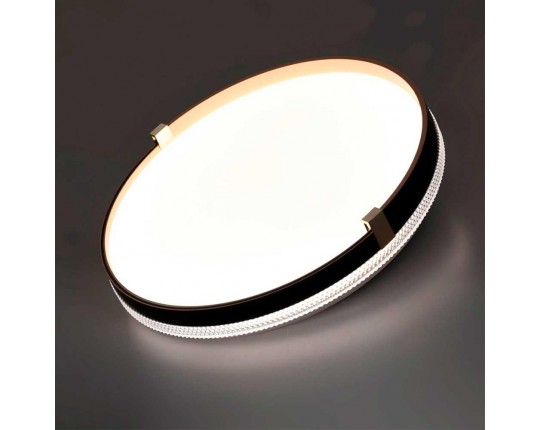 Настенно-потолочный светодиодный светильник Sonex Pale Olidi Black 7647/DL