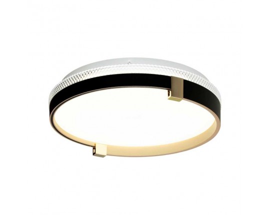 Настенно-потолочный светодиодный светильник Sonex Pale Olidi Black 7647/CL