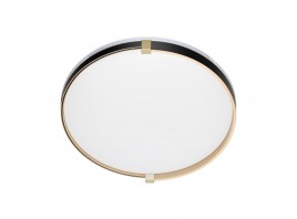 Настенно-потолочный светодиодный светильник Sonex Pale Olidi Black 7647/DL