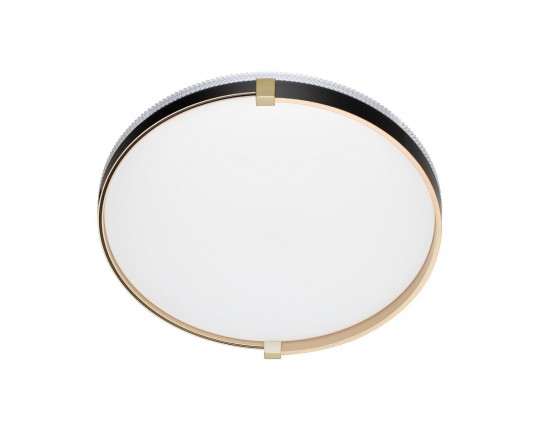 Настенно-потолочный светодиодный светильник Sonex Pale Olidi Black 7647/DL