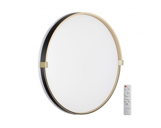 Настенно-потолочный светодиодный светильник Sonex Pale Olidi Black 7647/EL