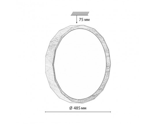 Настенно-потолочный светильник Sonex ZIF WOOD 7637/EL
