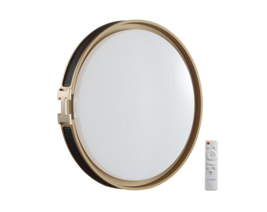 Настенно-потолочный светодиодный светильник Sonex Color Favemo Black 7667/EL