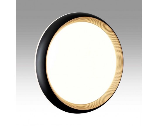 Настенно-потолочный светодиодный светильник Sonex Pale Tofiq Black 7651/DL