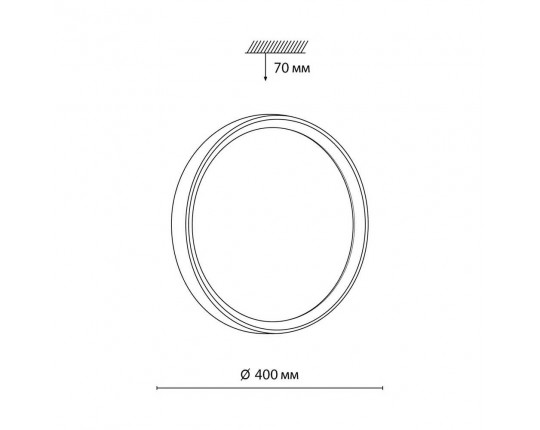 Настенно-потолочный светодиодный светильник Sonex Woodi 7627/DL