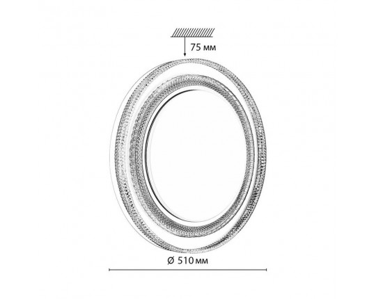 Настенно-потолочный светильник Sonex SUZY GOLD 7641/EL