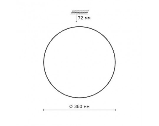 Настенно-потолочный светодиодный светильник Sonex Pale Abasi 2052/CL