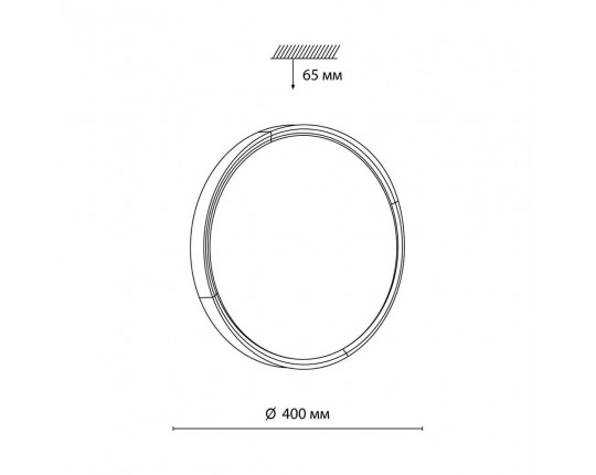 Настенно-потолочный светодиодный светильник Sonex Velio 7612/DL