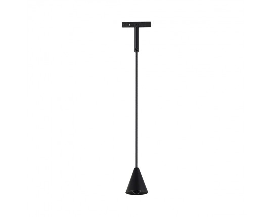 ST689.436.05 Магнитный трековый светильник Черный LED 1*5W 3000K Lm Ra>90 40° IP20 D80xH98 24V