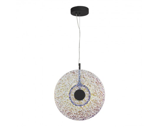 SL6142.423.01 Светильник подвесной ST-Luce черный/радужный LED 1*8W 4000K