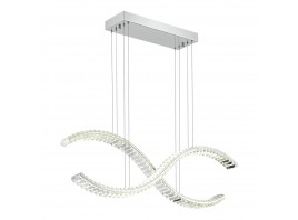 SL6206.103.44 Светильник подвесной ST-Luce Хром/Прозрачный LED 1*44W 3000K