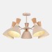 SLE1256-502-05 Светильник потолочный Бежевый/Бежевый, Светлое дерево, Золотистый E14 5*40W