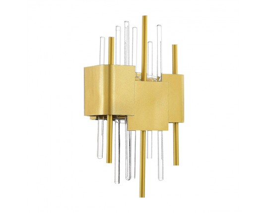 SL1633.201.02 Бра ST-Luce Матовое золото/Матовое золото,Прозрачный E14 2*40W