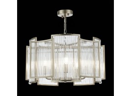 SL1234.103.05 Люстра подвесная ST-Luce Никель/Прозрачный, Никель E14 5*60W