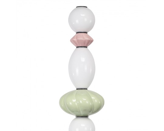 SL6134.405.01 Светильник напольный ST-Luce черный/розовый, зелёный, опаловый LED 1*20W 3000K