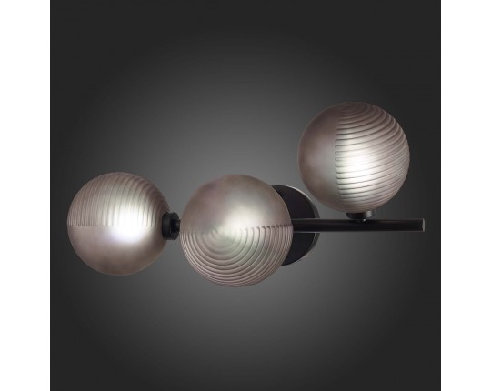 SL1184.401.03 Бра ST-Luce Черный/Дымчатый G9 3*5W