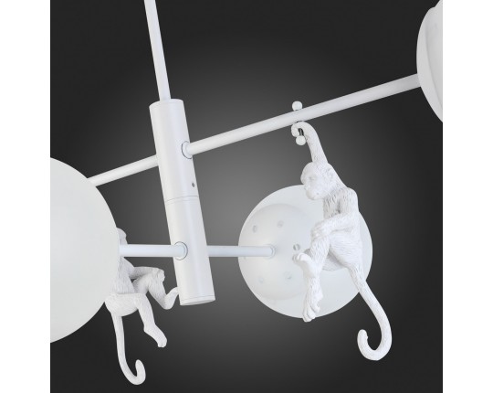 SLE115102-04 Светильник потолочный Белый/Белый E14 4*60W