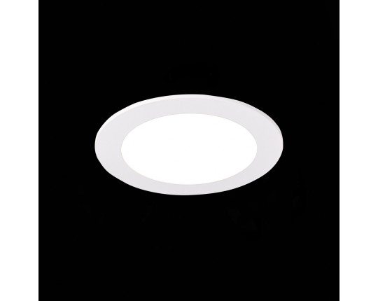 ST209.538.09 Св-к встр. Белый LED 1*9W 3000K 585Lm Ra80 110° IP20 D145xH8 90-265V