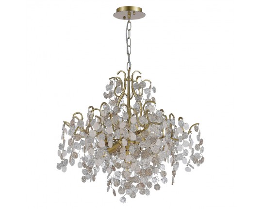 SL1650.303.08 Люстра подвесная ST-Luce Латунь/Прозрачный, Золотой E14 8*60W