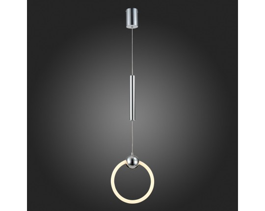 SL1578.103.01 Подвес ST-Luce Хром/Белый,Хром LED 1*15W 3000K