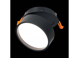 ST651.438.14 Встраиваемый поворотный светильник Черный LED 1*14W 3000K 1 100Lm Ra>90 120° IP20 D105x