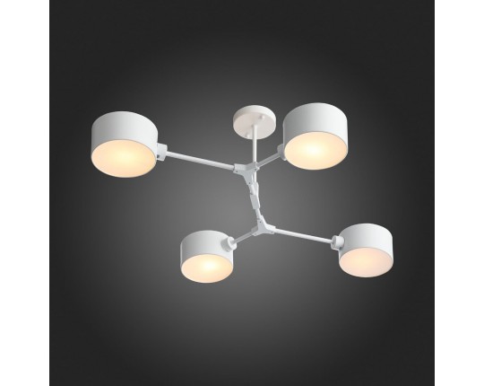 SLE183502-04 Светильник потолочный Белый/Белый E14 4*60W