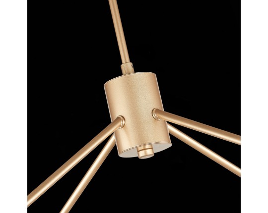 SLE155902-08 Светильник потолочный Золотистый/Белый E14 8*40W