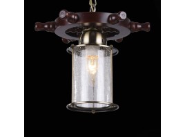 SL150.303.01 Светильник подвесной ST-Luce Бронза, Коричневый/Прозрачный с эфектом трещин E27 1*40W