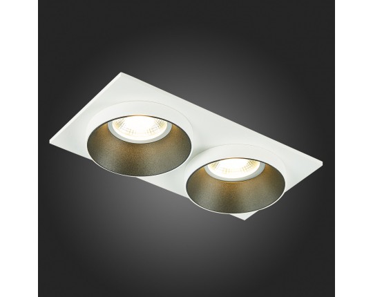 ST206.528.02 Св-к встр. Белый GU10 2*50W  IP20 L175xW92xH38 220V Без ламп