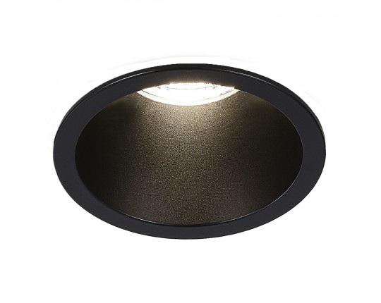 ST754.448.07 Св-к встр. Черный LED 1*7W 4000K 560Lm Ra80 60° IP20 D60xH79 100-240V