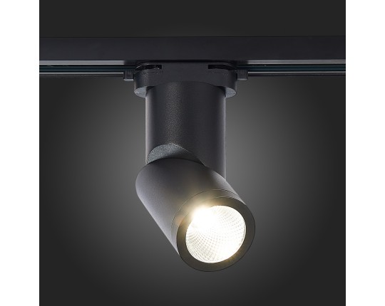 ST650.436.10 Св-к трек. Черный LED 1*10W 3000K 800Lm Ra>90 38° IP20 D60xH190 165-265V