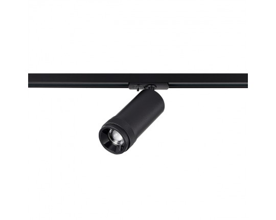 ST385.436.10 Св-к трек. Zoom Черный LED 1*10W 3000K 900Lm Ra 10-55° IP20 D55xH125 220V
