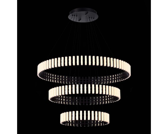 SL6203.403.105 Люстра подвесная ST-Luce Черный/Белый LED 1*105W 3000K