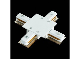 ST013.549.00 Коннектор X-оБразный для однофазного встраиваемого шинопровода ST-Luce Белый