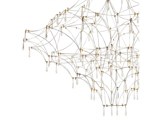 SL6601.103.114 Светильник подвесной ST-Luce Хром/Прозрачный LED 114*0,5W 3000K