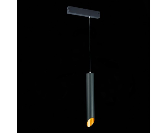 ST508.413.01 Св-к трек. Черный GU10 1*50W  IP20 D60xH400 180-240V Без ламп