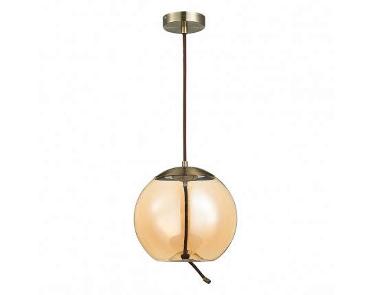 SL6108.313.01 Люстра подвесная ST-Luce Бронза/Янтарный LED 1*10W 3000K