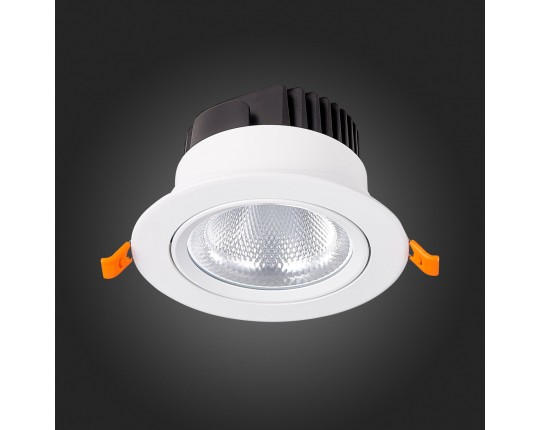 ST211.538.15.36 Св-к встр. Белый LED 1*15W 3000K 1 125Lm Ra80 36° IP20 D109xH65 220-240V