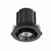 ST702.338.12 Св-к встр. Черный LED 1*12W 3000K 900Lm Ra80 24° IP20 D90xH92 180-240V