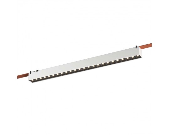 ST455.536.24 Св-к трек. Белый LED 1*24W 3000K 1 780Lm Ra90 24/40 IP20 L642xW40xH45 48V