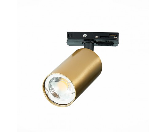 ST300.206.01 Св-к трек. Золотистый GU10 1*50W  IP20 L100xW54xH142 220V Без ламп